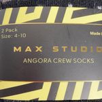 Max Studio Women’s Angora Crew Socks 2 Pk Women Size 4-10 NWT Photo 6
