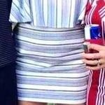 MINKPINK Grey And White Dress Photo 0