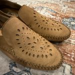 Hush Puppies  Brown Leather Perforated Flats size 7 Photo 1