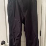 Adult Unisex Winter Outdoor Pants Button & Zip Black Size Women's 16 & Mens 3XL Photo 0