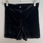 ASOS  Velvet Mini Short Black Size 2 Black Photo 0