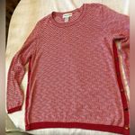 Cathy Daniels Cathy Daniel’s Marina del Rey Knitted Sweeter Top Red White Stripe Size L Photo 1