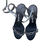 Nina  Black Fabric Rhinestone Shoes Size  7.5 M Photo 0