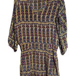 Tolani  Womens Size Small Multicolor Kedia Print Silk Artsy Dress Photo 0