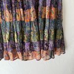 Vintage Silver Stream Skirt Womens One Size‎ Boho Floral Festival India 90s Size undefined Photo 2