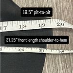 Eileen Fisher  Gray Black Silk Georgette Satin Sleeveless Shift Dress Small Luxe Photo 11