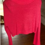 Wild Fable  Hot Pink Sweater Knit Autumn Bright Barbie Lounge Pullover Urban Boho Photo 0