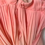 Lulu's Blue and Pink Pleated Ombré Romper size M Orange Size M Photo 9