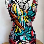 prAna  swimwear women’s Colorful Tropical One Piece size Large Photo 2