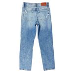 Lucky Brand  Mid Rise Boy Jeans Relaxed Straight Leg Distressed Size 4 / 27 Photo 4