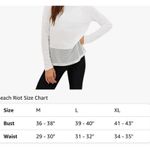 Beach Riot  Kennedy Long Sleeve White Top Sz L NWT $78 Photo 6