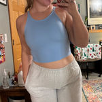 Free People Blue Athletic Tank Top Photo 0