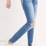 Madewell Maternity Distressed Skinny Jeans Photo 0