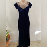 Dancing Queen   velvet Midnight Blue Gown Photo 8