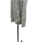 Peruvian Connection ‎ Sage Green Gray Mandala Floral Print Long Sleeve Tee Large Photo 6