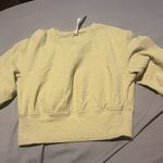 Lululemon Textured Crewneck Pullover Color is a Dew Green Size 4 Photo 5