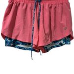 Active USA  Pink Shorts with Blue Trim & Built In Biker Shorts Photo 2