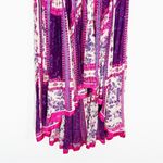 Free People  Rose Garden High Low Dress in Violet Combo Size XS Photo 5