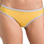 prAna  Makani Swimsuit Bikini Bottom Reversible Low Rise Grey Jiggy Large NWT Photo 1