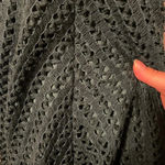 Sandro  FOREST GREEN BLISS CROCHET V-NECK DRESS Photo 3