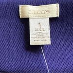 Chico's Purple Lined 2 Button Blazer / Jacket NWOT Photo 1