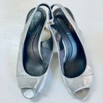 LifeStride Women's Mega Slip On Comfort Dress Heels Silver Sparkle Size:9W Size 9 Photo 7