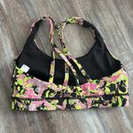 Lululemon  Energy Bra size 6 highlighter multi Photo 4
