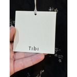 Tibi Lila Floral Florence Top Black Daisy Print Size 6 Crepe Photo 6