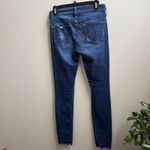 True Religion  Halle Mid Rise Women's Super Skinny Studded Denim Jeans Size 26 Photo 1