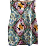 Naven Revolve x Strapless Geometric Mini Dress Southwest Print Size Small $228 Photo 1