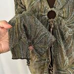 Dress Barn Vintage Blouse Womens Petite Large Tank Top Underneath High Low Hem Photo 4