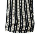 Judy Knapp Angie Pants Womens Size M Beach Cover Up Wide Leg Black White Stripe Size M Photo 2