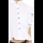 Nanette Lepore Crop-Top Button-Down Top Photo 1