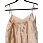 The Nines x HATCH colab S tie strap sundress maternity butter yellow tiered Photo 2