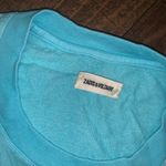 Zadig & Voltaire   spring happy glitter graphic crew top blue designer fall Photo 2