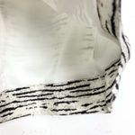 Anthropologie  Womens Bellevue My Way Mini Skirt Linen Blend White Black Small Photo 8