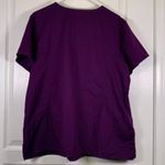 Scrubstar  Purple V-Neck Medical Hospital Nurse Doctor Pharmacist Sctub Top SZ XL Photo 3