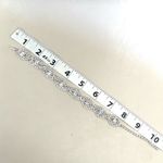 Faux Diamond bracelet Silver Photo 2