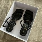 Proenza Schouler Square Padded Chain Sandals, Black Gold Size EU 40 New in Box Photo 5