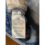 Seven7  Fashion Jeans Women 14 Distressed Light Wash Cropped Western Boho Fringe Photo 11