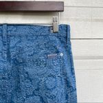 7 For All Mankind Pants The Skinny Moroccan Blue Jacquard 30 7FAM Womens Photo 9