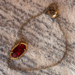 Kendra Scott  July Ruby Adjustable Bracelet Photo 0