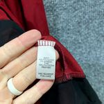 Cato  Shift Blouse Women's XL Red Stretch High Low Lace Hem Round Neck Photo 3