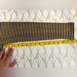 Soft Surroundings  Ryley Maxi Black and Tan Striped Dress Size S Photo 7