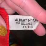 Albert Nipon colorful bow print square scarf White Photo 3