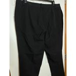 Lauren Ralph Lauren Black Straight Leg Pants Plus Size 18W Front Zip Pockets Photo 2