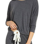 Eberjay Eberjey Women’s Heather Cotton Blend Slouchy Top Size Small Lounge Pajamas PJ’s Photo 0