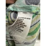 Crown & Ivy Ladies Medium Mint Green Floral Pullover Blouse Rick Rack Hem Photo 5