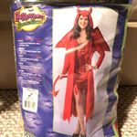 Red Devil Sexy Halloween Costume Small New Photo 0