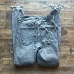 American Eagle Womens Gray Super High Rise Jegging Jeans Distressed Size 6 Long Photo 8